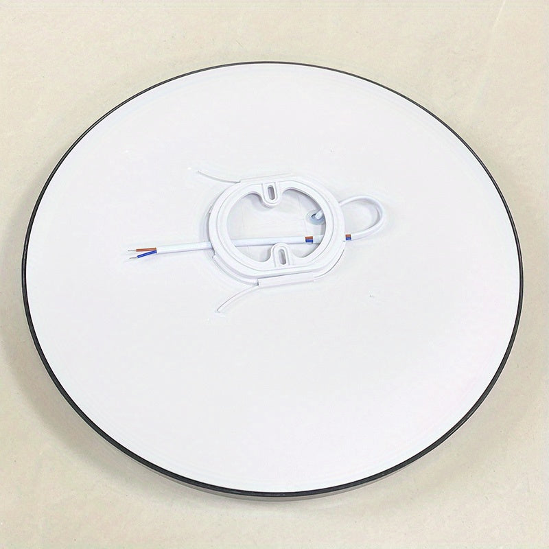 14.5-Inch Black LED Ceiling Light 36W Semi-Flush Mount for Living Room Kitchen