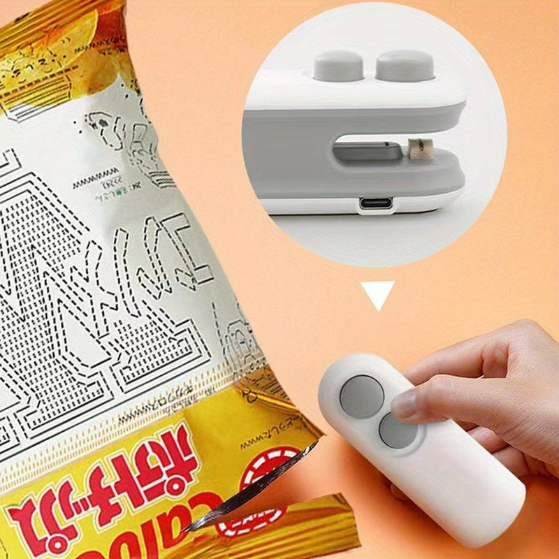 Rechargeable Handheld Plastic Snack Bag Sealer Mini Food Sealer for Snacks