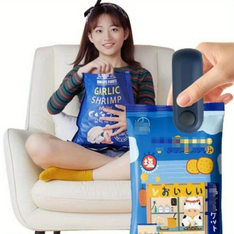 Rechargeable Handheld Plastic Snack Bag Sealer Mini Food Sealer for Snacks