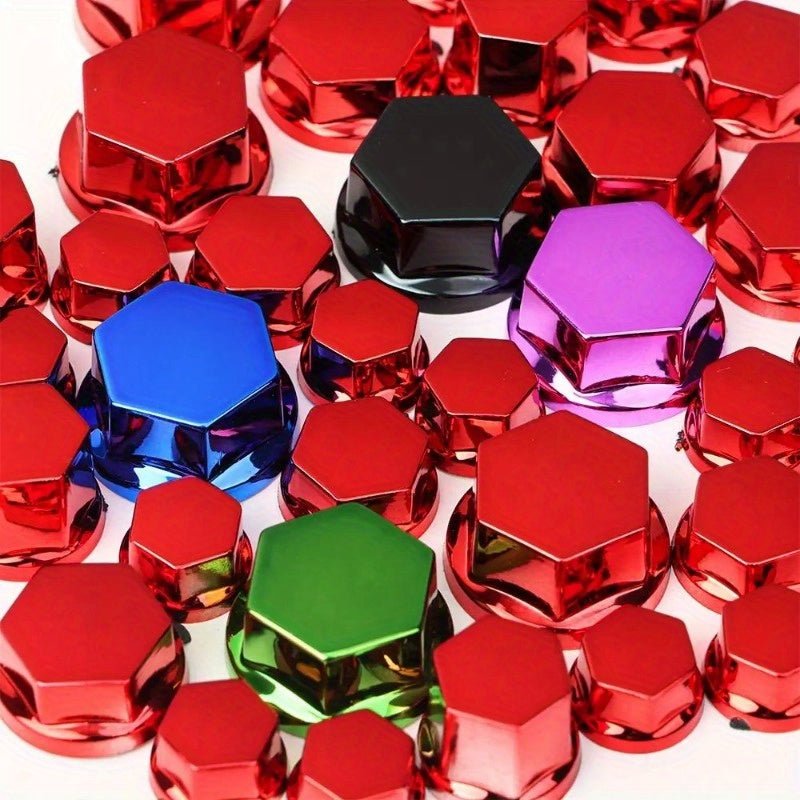 Motorcycle Accessories 30pcs Plastic Head Screw Cover Kit Decorative Nuts