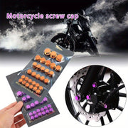 Motorcycle Accessories 30pcs Plastic Head Screw Cover Kit Decorative Nuts