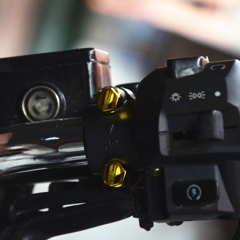 Motorcycle Accessories 30pcs Plastic Head Screw Cover Kit Decorative Nuts