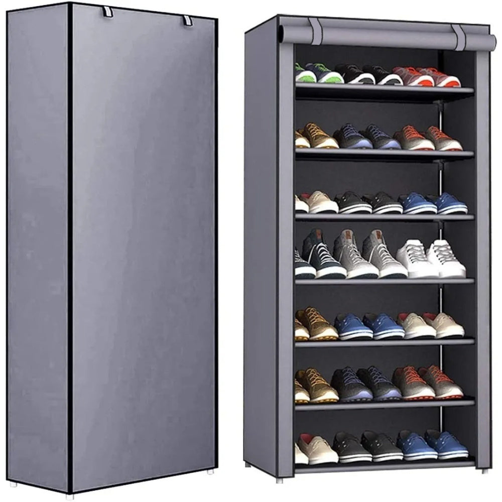 Dustproof Multi-Layer Shoe Rack Storage Cabinet for Home Entryway Dormitory