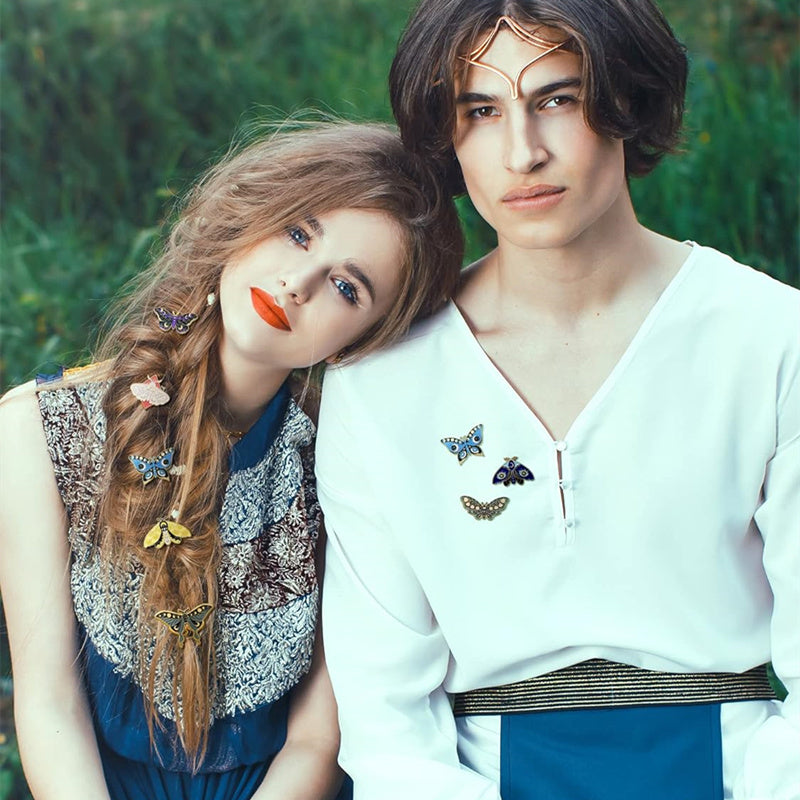 Set of 10 or 20 Animal Pattern Enamel Pins for Bags and Clothing Gift