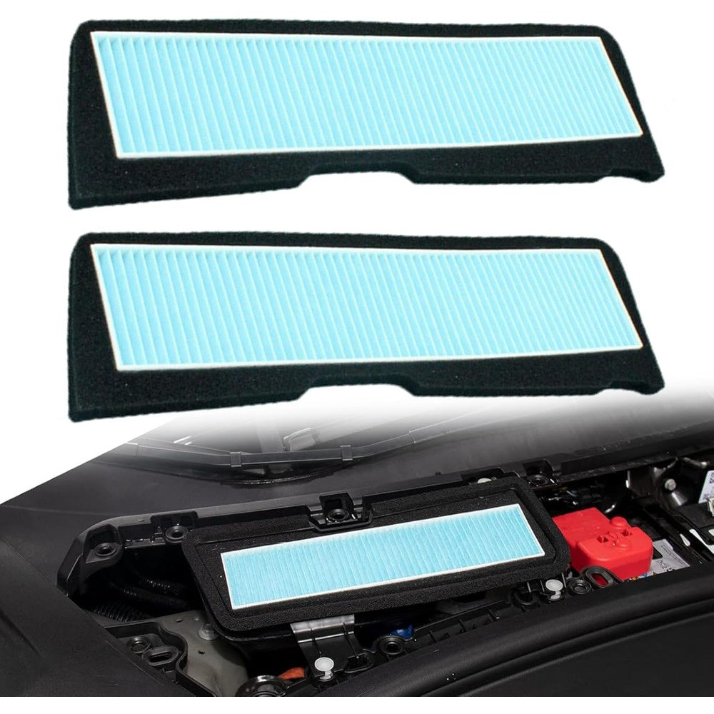 Car Air Intake Filter and Grille Cover for Tesla Model 3 Durable Plastic Replacement