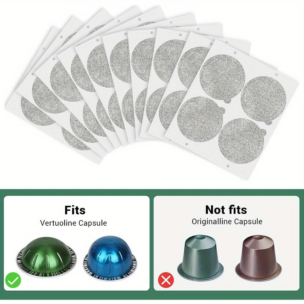 Alüminium folga qopqog'i Premium qayta ishlash uchun Kofe Pod qopqog'i 64mm 100 dona