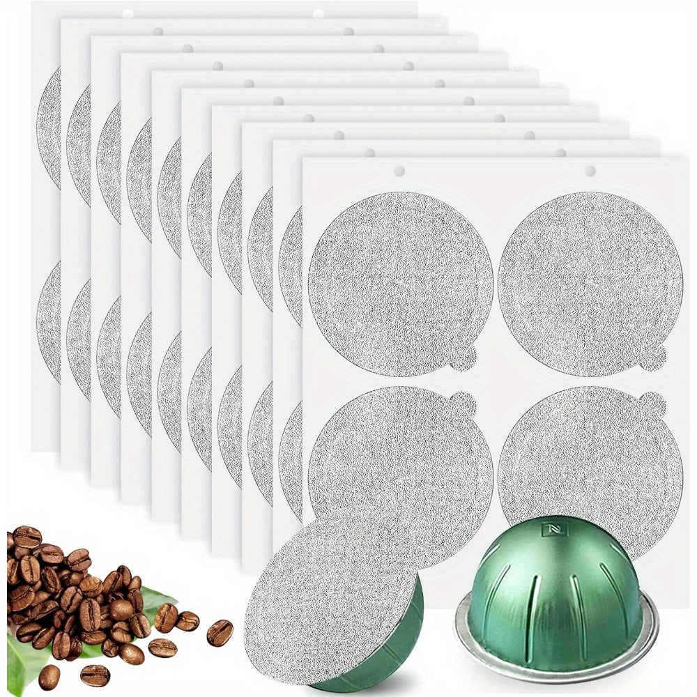 Alüminium folga qopqog'i Premium qayta ishlash uchun Kofe Pod qopqog'i 64mm 100 dona
