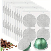 Alüminium folga qopqog'i Premium qayta ishlash uchun Kofe Pod qopqog'i 64mm 100 dona