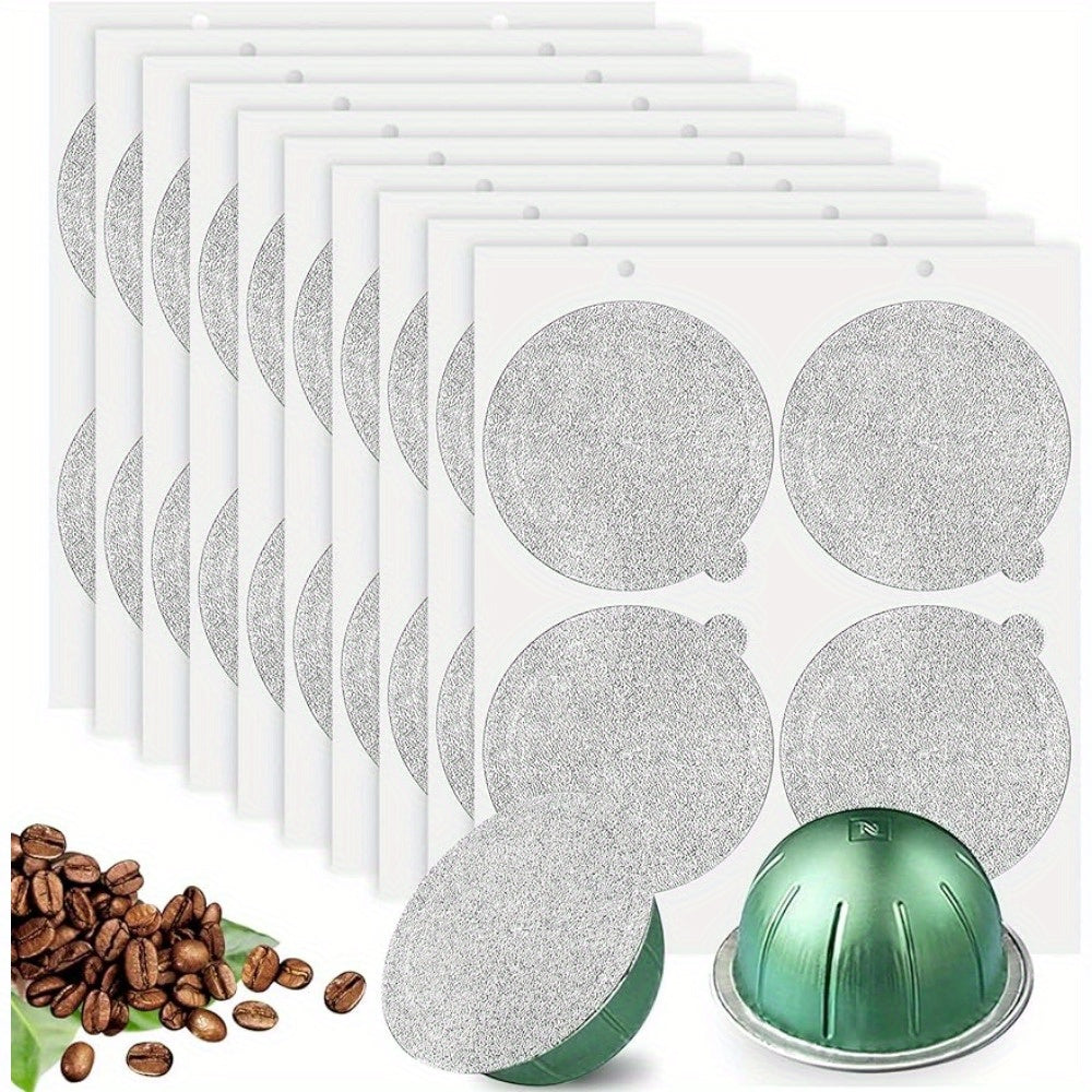 Alüminium folga qopqog'i Premium qayta ishlash uchun Kofe Pod qopqog'i 64mm 100 dona