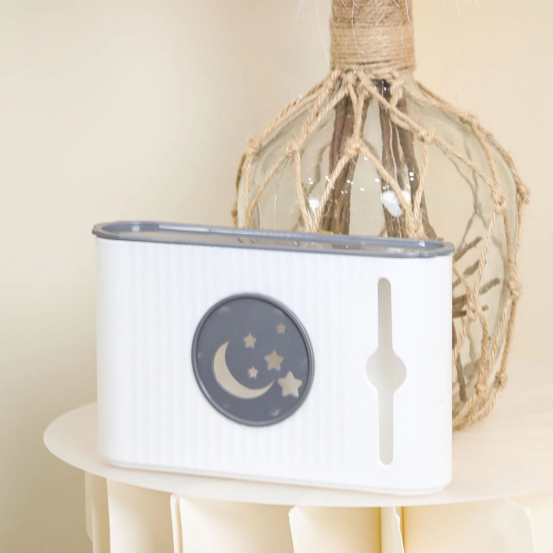 Caja de almacenamiento para bolsas de basura de pared de una pieza, soporte para bolsas de plástico, organizador sin perforaciones