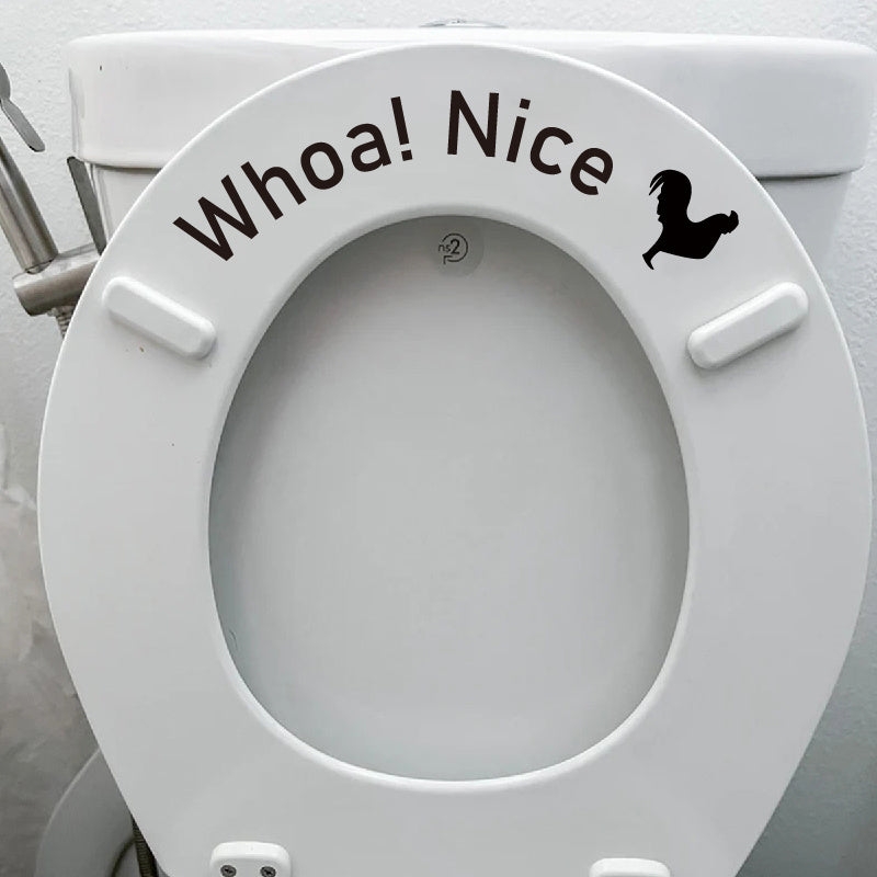 3D Vinyl Toilet Stickers for Bathroom Car Motorhome Creative DIY Decals