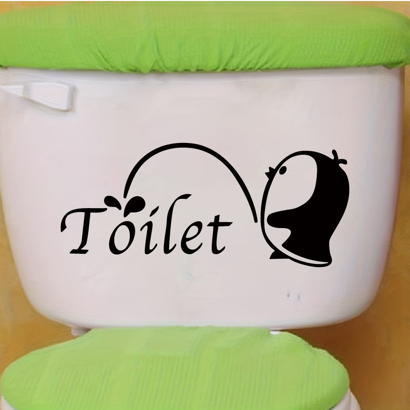 3D Vinyl Toilet Stickers for Bathroom Car Motorhome Creative DIY Decals