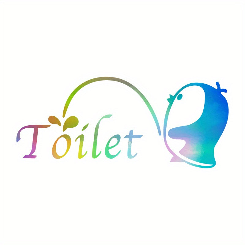 3D Vinyl Toilet Stickers for Bathroom Car Motorhome Creative DIY Decals