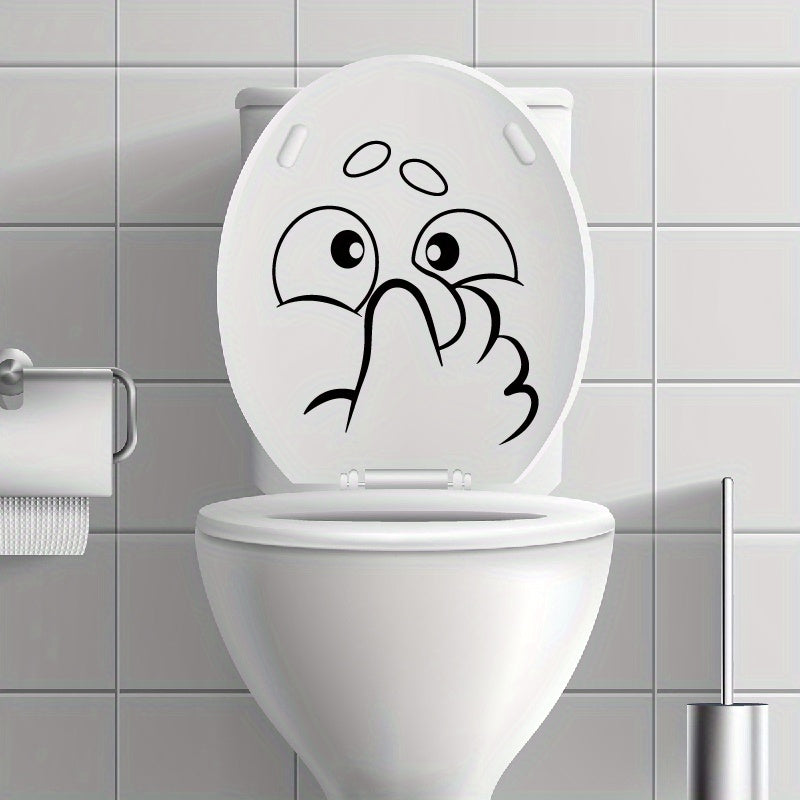 3D Vinyl Toilet Stickers for Bathroom Car Motorhome Creative DIY Decals
