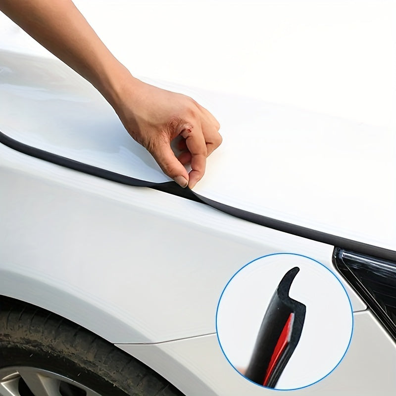 Universal Car Hood Seal Strip Waterproof Rubber Engine Cover Trim Road Noise Protector