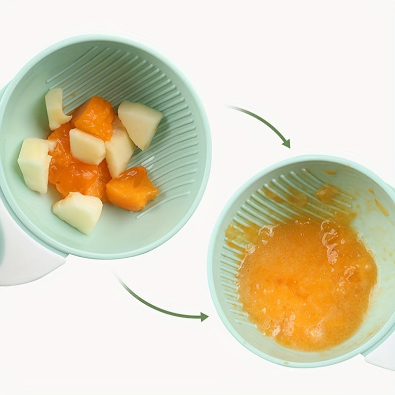 Kitchen Masher Set with Grinding Bowl and Stick for Fruits Vegetables Ginger Garlic