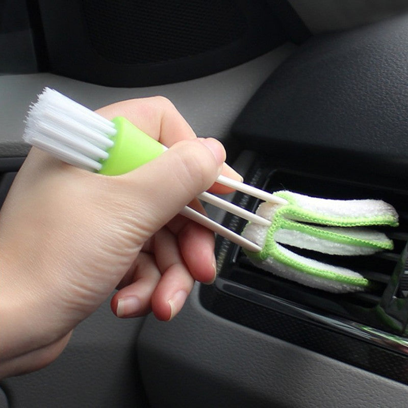 Multi-Purpose Air Vent Cleaning Brush for Car Interior Dust Removal