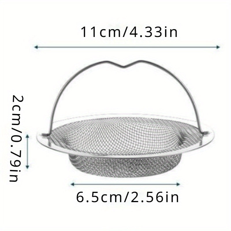 Stainless Steel Kitchen Sink Strainer Anti-Clog Drain Filter for RVs and Home