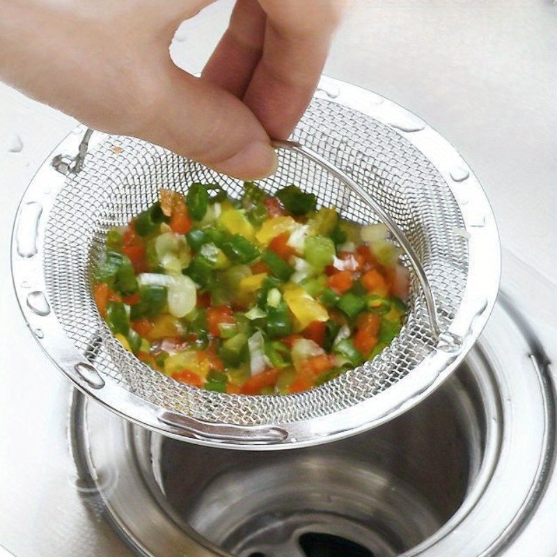 Stainless Steel Kitchen Sink Strainer Anti-Clog Drain Filter for RVs and Home