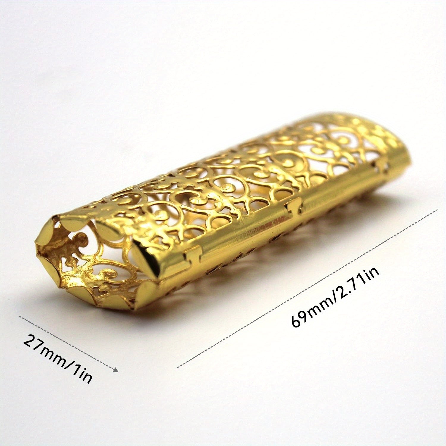 Metal Lighter Case Cover for J6 Full Size BIC, Hollow Design, Blingy Style