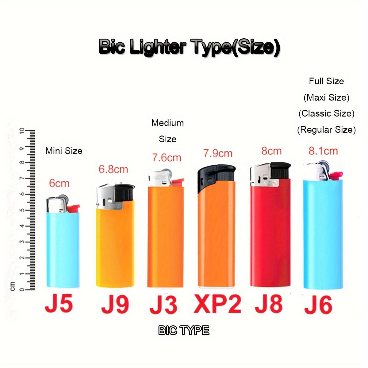 Metal Lighter Case Cover for J6 Full Size BIC, Hollow Design, Blingy Style