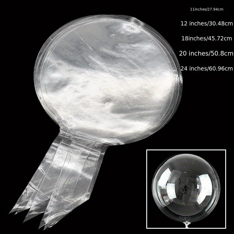 10 Transparent Bubble Balloons 25.4-60.96cm for Wedding Birthday Baby Shower Decorations