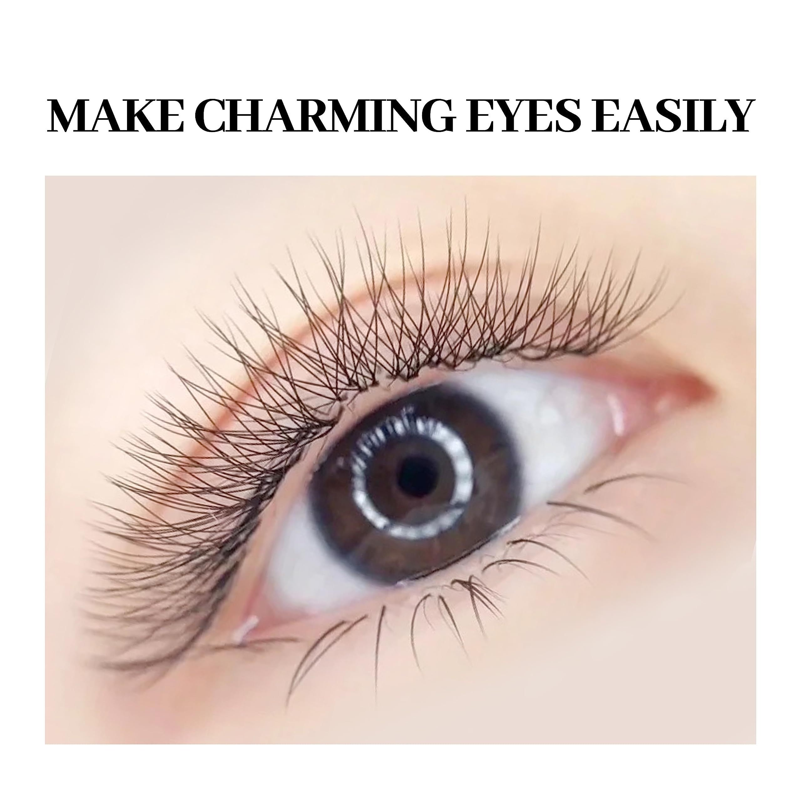 Russian DD Curl Eyelash Extensions Fluffy Cluster Reusable 0.07mm Natural False Lashes