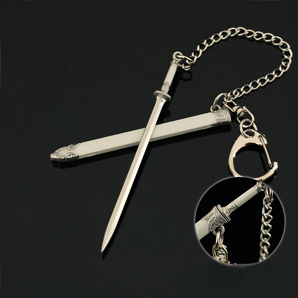 Miniature Weapon Keychain for Men Gaming Fans Collectors Gift