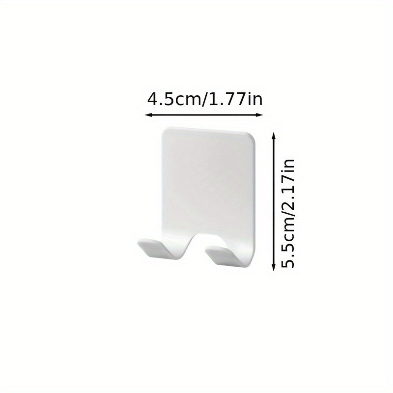 Soporte para maquinilla de afeitar de pared para hombre, 4 piezas, ajustable, sin taladro, plástico duradero