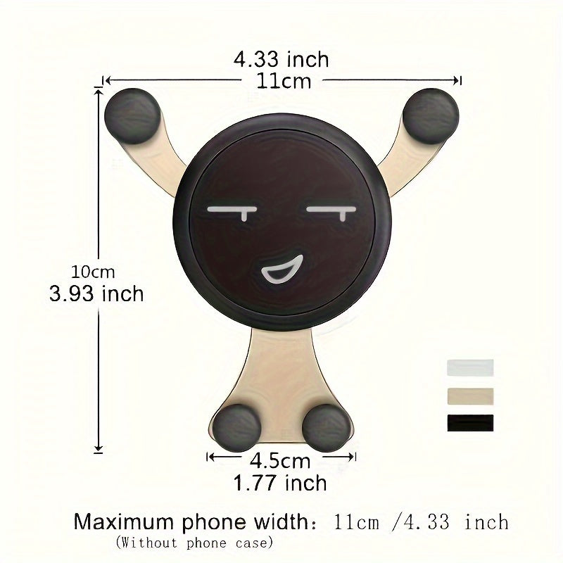 Avtomobil telefoni uchun tutqich, aylanadigan havo chiqishi tutqichi, mobil GPS tutqichi bilan naqsh