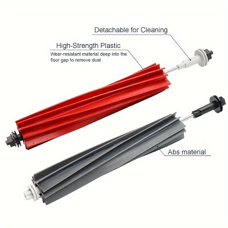 Roborock S8 Pro Ultra vakuum uchun aksessuarlar to'plami - 19 dona, asosiy cho'tka, 6 ta yon cho'tka, 4 ta HEPA filtri, 4 ta chang sumkasi va yaxshilangan tozalash tajribasi uchun mopa padlari.