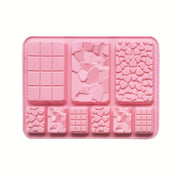 Silicone Candy and Chocolate Mold BPA-Free for DIY Ice Cubes Cakes and Kitchen