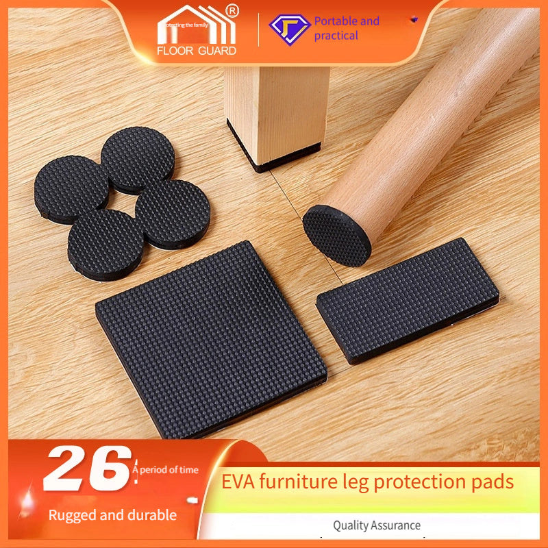 Self-Adhesive Felt Chair Mats for Hardwood Floors Scratch-Resistant Furniture Pads