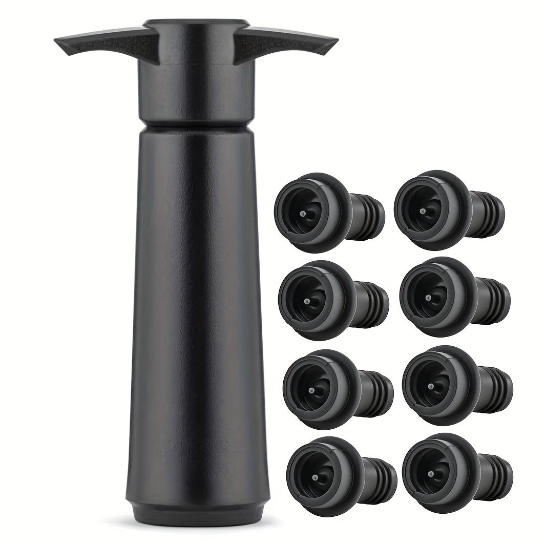 Juego de conservador de vino para mantener el vino fresco sellado al vacío regalo para vacaciones