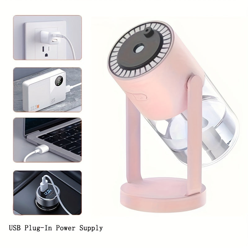 Мини-увлажнитель с регулируемой туманностью, питание от USB, автоматическое отключение, для автомобиля и спальни