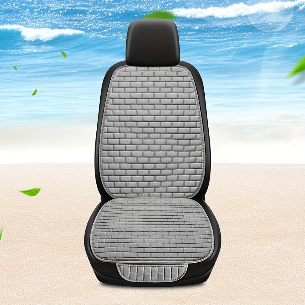 Universal Linen Car Seat Cover Protector for Front and Back Seats