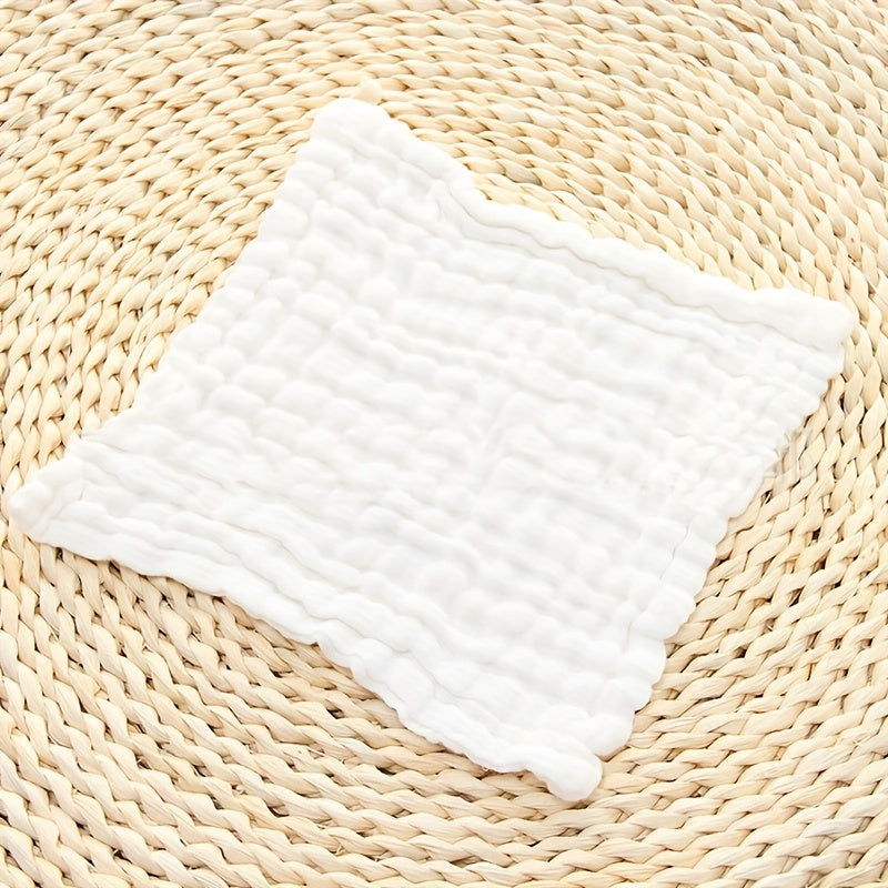 Set of 5 Baby Muslin Washcloths for Newborns Soft Cotton Face Towels Absorbent