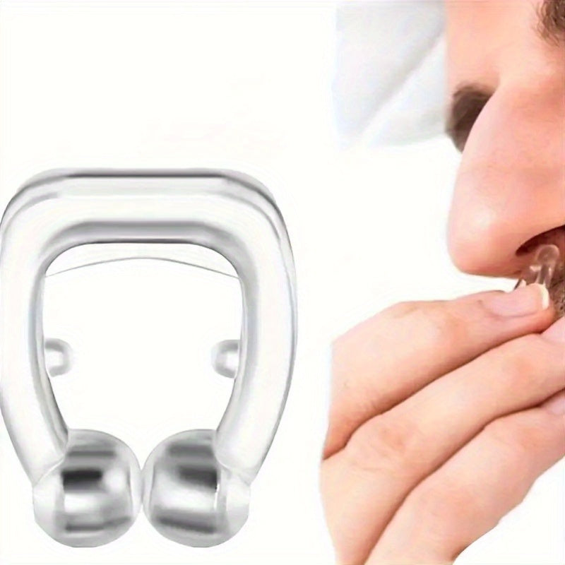 Silicone Anti-Snoring Nose Clip Magnetic Nasal Snore Stopper Battery-Free