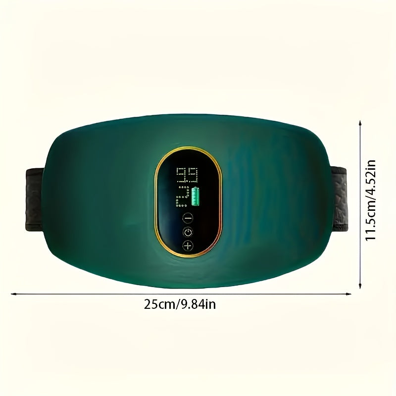 Rechargeable Unisex Massage Belt with Adjustable Vibration for Waist and Abdomen