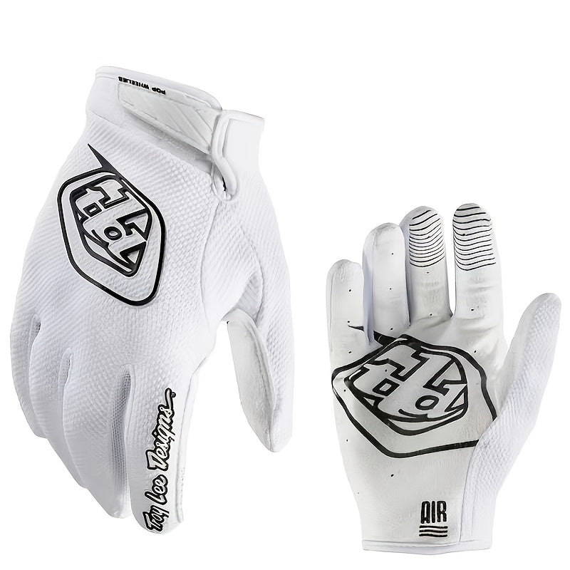 Unisex Synthetic Leather Racing Gloves Breathable Mesh Motorcycle Cycling Outdoor