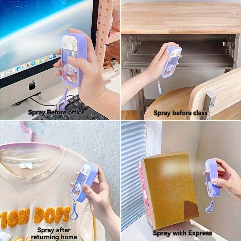 Portable Spray Bottle 45ml Unscented Fine Mist for Disinfectant Cosmetics Travel Gift