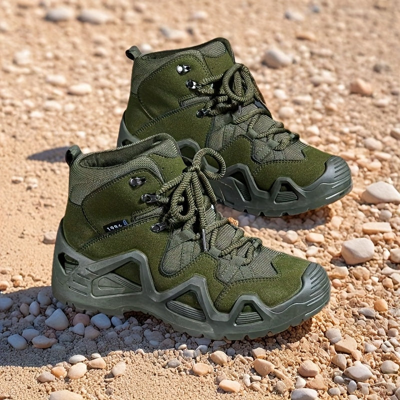 Har mavsumda, ochiq havoda va tasodifiy foydalanish uchun retro uslubidagi mustahkam erkaklar botinkalari, sirpanmaydigan va nafas oladigan dizayn bilan.