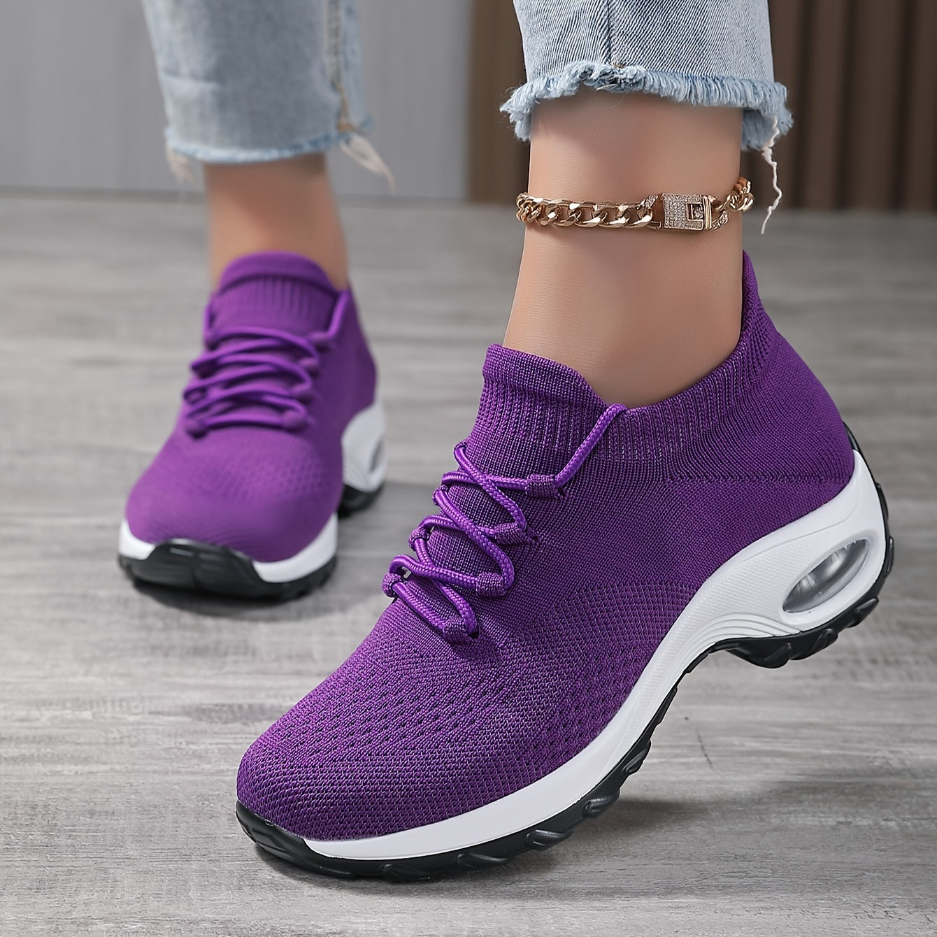 ayollar uchun kundalik sport poyabzali qulay sneakers yurish yoki yugurish uchun