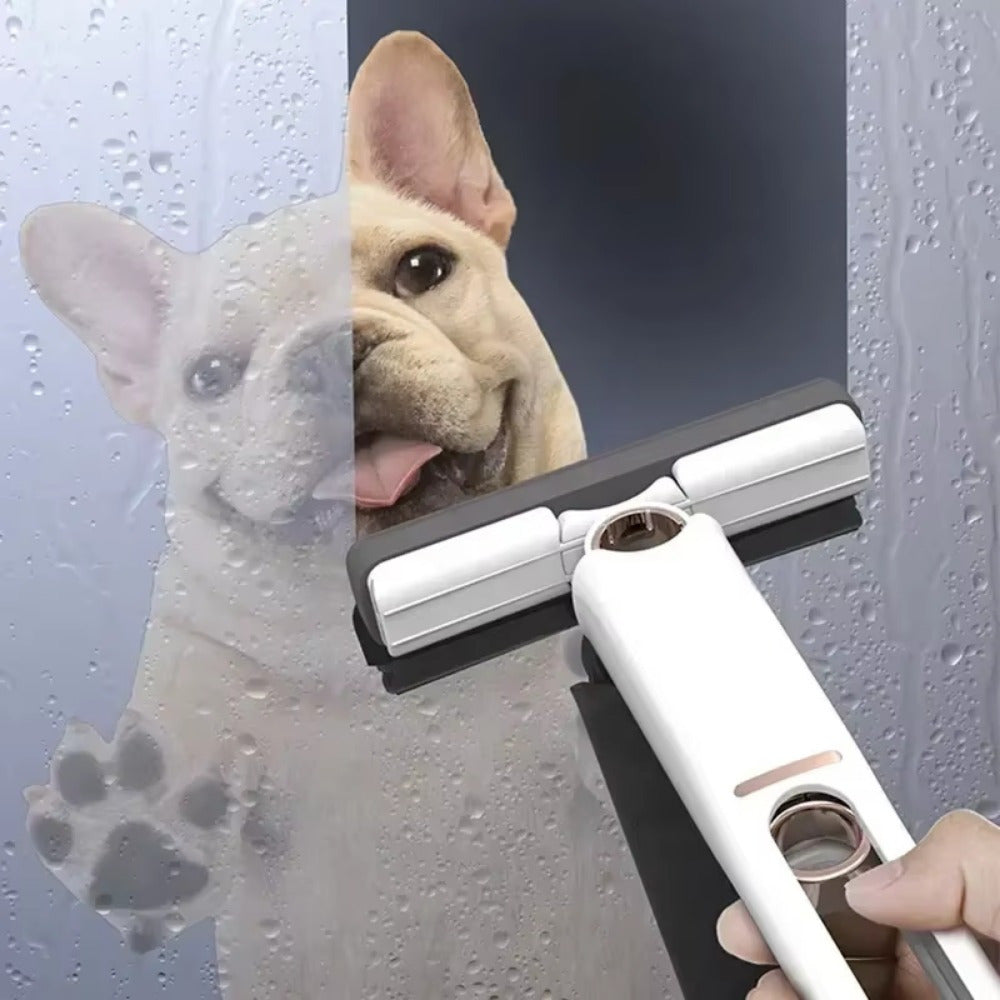 Mini Portable Mop Set with Ultra-Absorbent Sponge Head for Bathroom Kitchen Windows