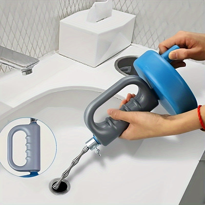 1 шт. Трубный дренажник, дренажник для канализации, ручной дренажник для туалета и кухни с пружиной из стальной проволоки