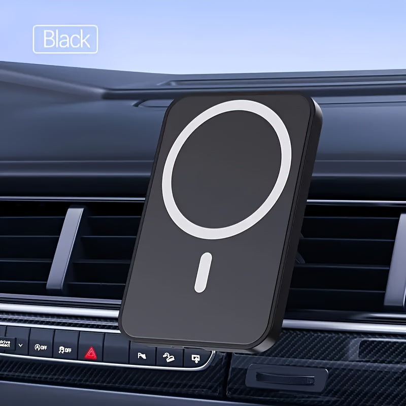 Magnitli simsiz avtomobil uchun quvvatlagich tutqich 15W tez quvvatlantirish sozlanadigan USB Type-C