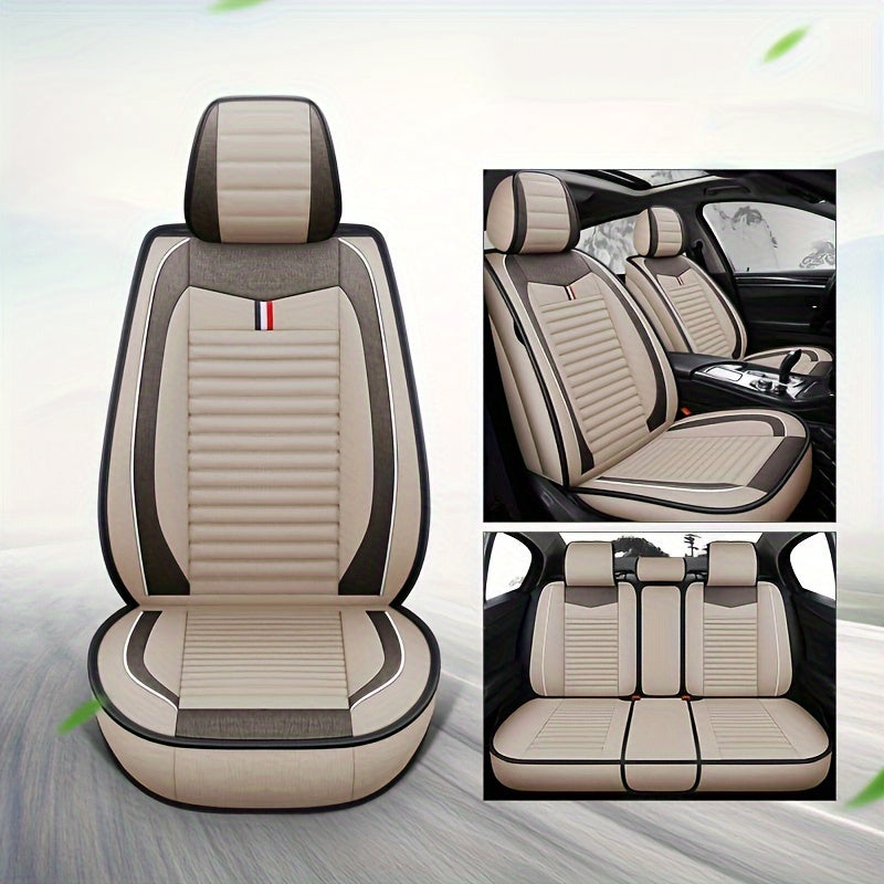 Universal Fit Car Seat Cover Set All-Season Fabric Full Coverage
