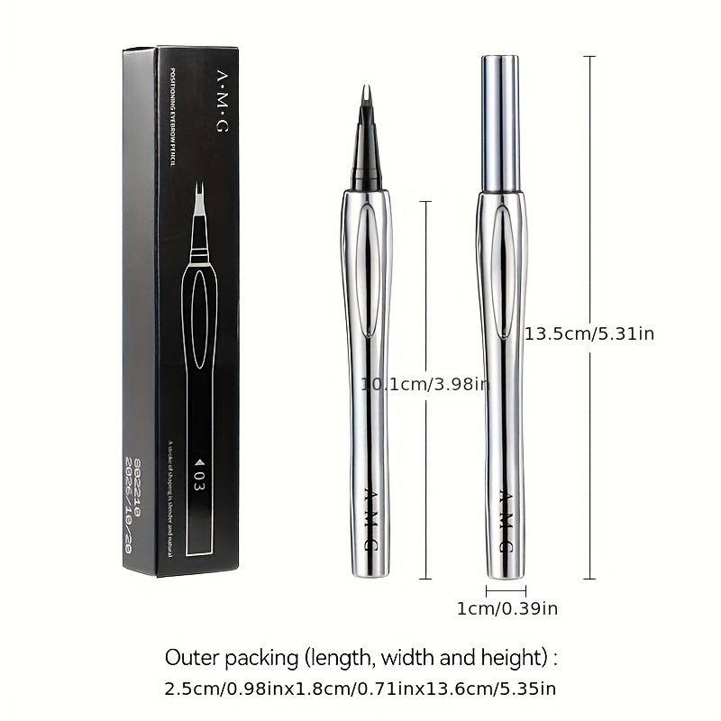 Dual-Ended Waterproof Eyebrow Pencil for All Skin Types