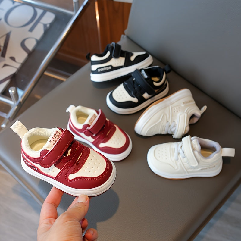 Infant Toddler Sneakers Breathable Non-Slip Soft Sole Letter Print Casual Sports Shoes for Boys and Girls