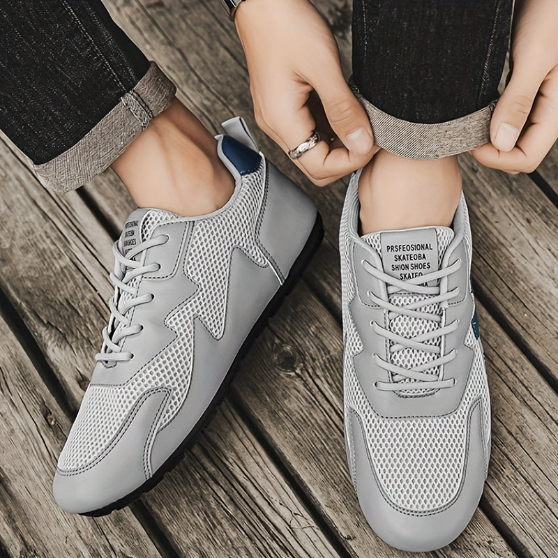 Erkaklar uchun nafas oladigan pastki yugurish poyafzallari, rangli blokli zamonaviy krossovkalar, barcha mavsumlar uchun ochiq havoda mashq qilish uchun